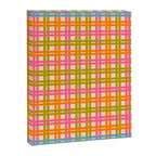 Eclectic Woven Stripes Colorful Retro Contemporary Pattern Canvas Print Gallery Image 8