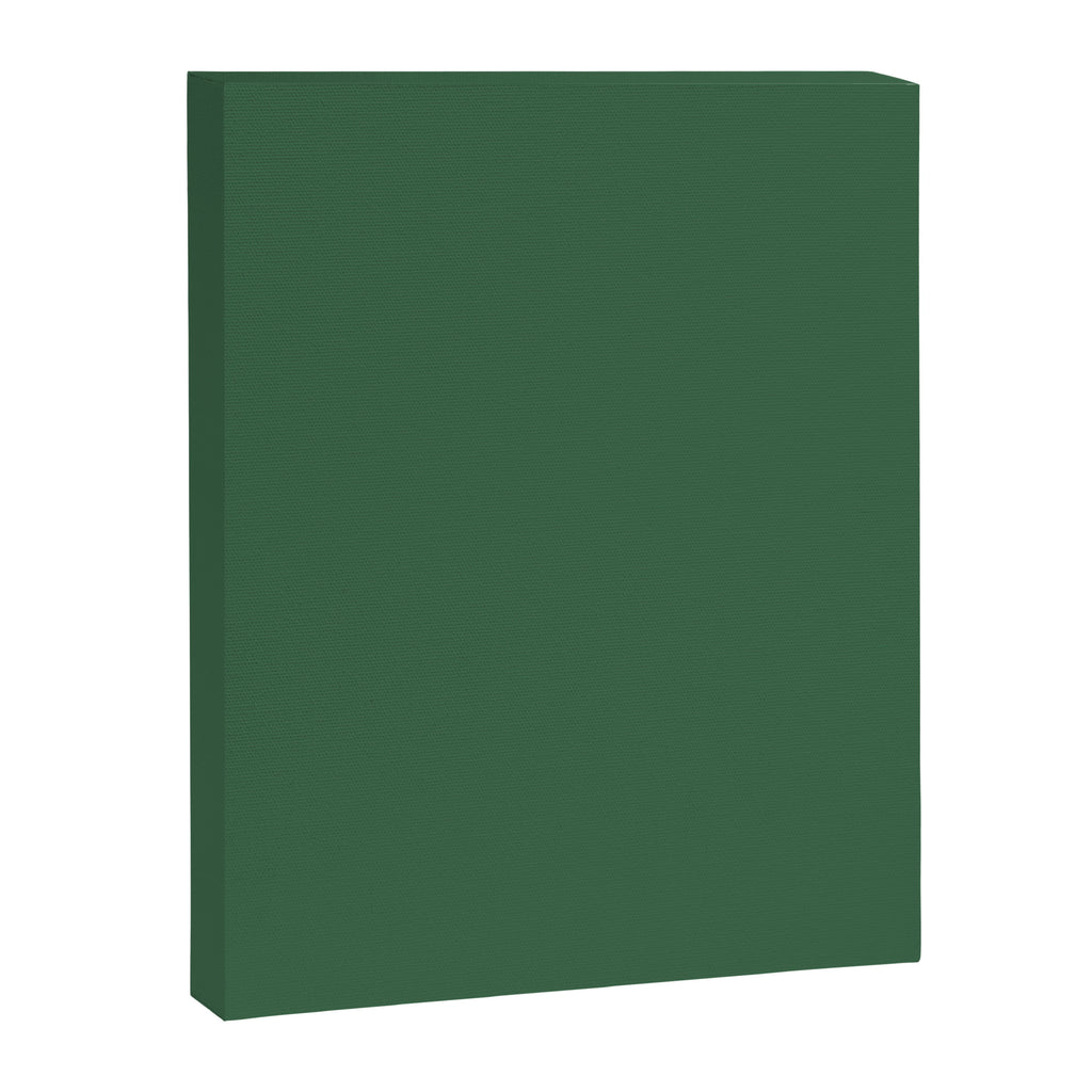Emerald Green Solid Color Canvas Print Gallery Image 8