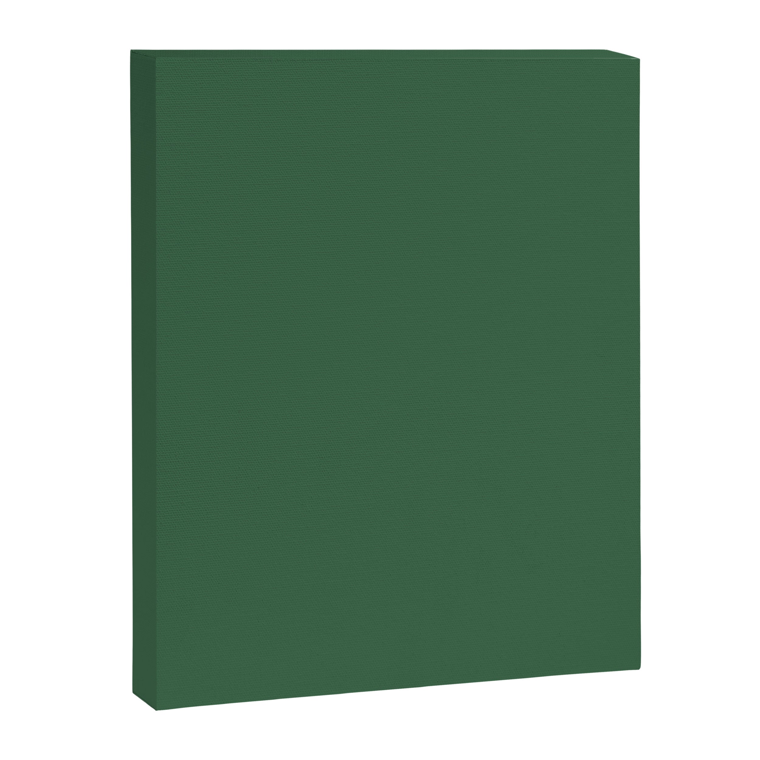 Emerald Green Solid Color Canvas Print Gallery Image 8
