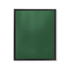 Emerald Green Solid Color Framed Canvas Print Gallery Image 8