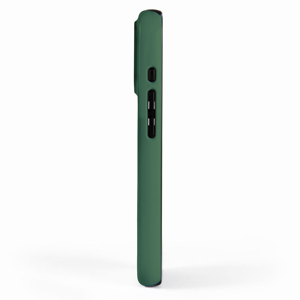 Emerald Green Solid Color iPhone Case Gallery Image 2