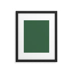 Emerald Green Solid Color Framed Art Print Gallery Image 6