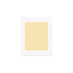 English Country Cottage Petite Willoughby Pattern in Warm Butter Yellow Art Print Gallery Image 1