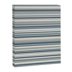 Fine Stripes Pattern in Neutral Blue Gray Tones Canvas Print Gallery Image 8