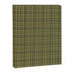 Fine Weave Retro Modern Mid-Century Pattern in Mustard Yellow and Navy Blue Canvas Print Gallery Image 8