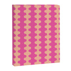 Fun Ogee A-Go-Go Pop Stripes Retro Contemporary Vertical Pattern in Pink Canvas Print Gallery Image 8