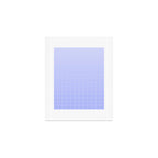 Future Grid Dreamy Ombre Minimal Pattern in Soothing Lavender Pastel Art Print Gallery Image 1
