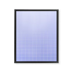 Future Grid Dreamy Ombre Minimal Pattern in Soothing Lavender Pastel Framed Canvas Print Gallery Image 8