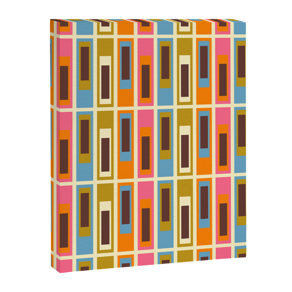 Geometric Mid Century Modern Eclectic Lexington Ave Pattern Canvas Print Gallery Image 8