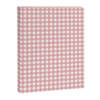 Gingham Check Pattern in Blush Pink and White Canvas Print Gallery Image 6