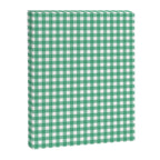 Gingham Check Pattern in Kelly Green and White Canvas Print Gallery Image 6