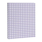 Gingham Check Pattern in Pastel Lavender Purple Canvas Print Gallery Image 6