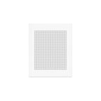Gingham Plaid Check Pattern in Gray and White Art Print Gallery Image 1