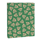 Green and Blush Wispy Leaves Contemporary Modern Pattern Canvas Print Gallery Image 6