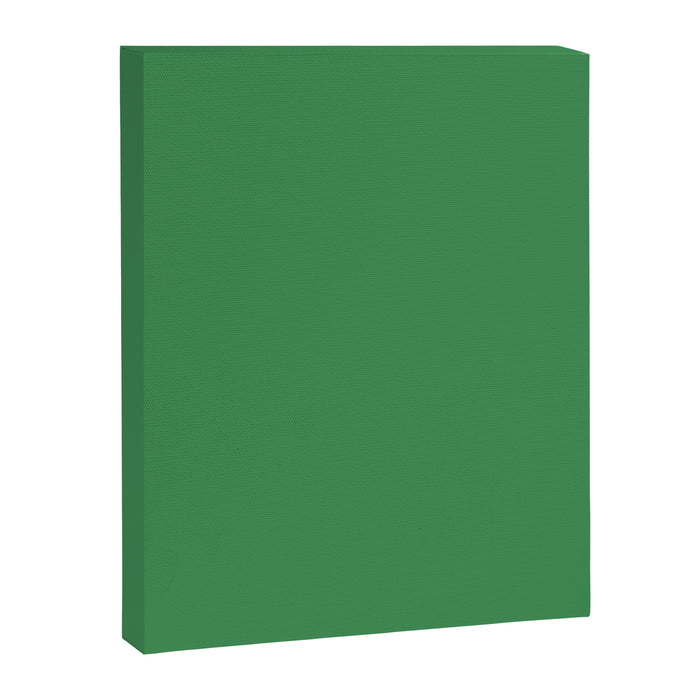Green Solid Color Canvas Print Gallery Image 1