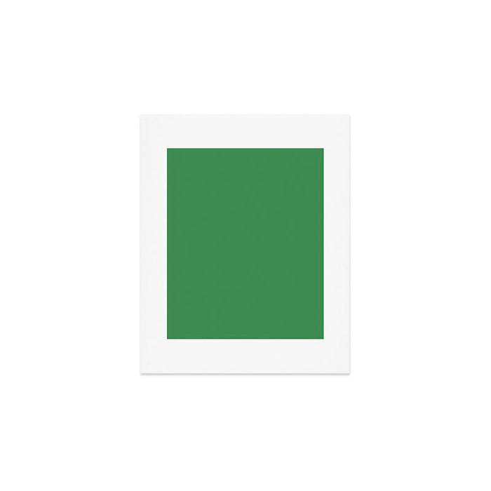 Green Solid Color Art Print Gallery Image 1