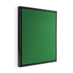 Green Solid Color Framed Canvas Print Gallery Image 2