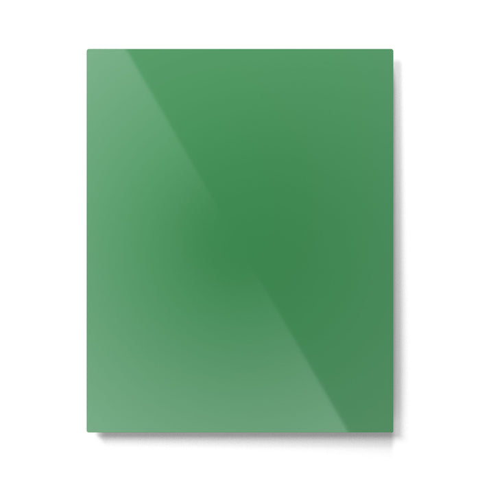 Green Solid Color Metal Print Gallery Image 1