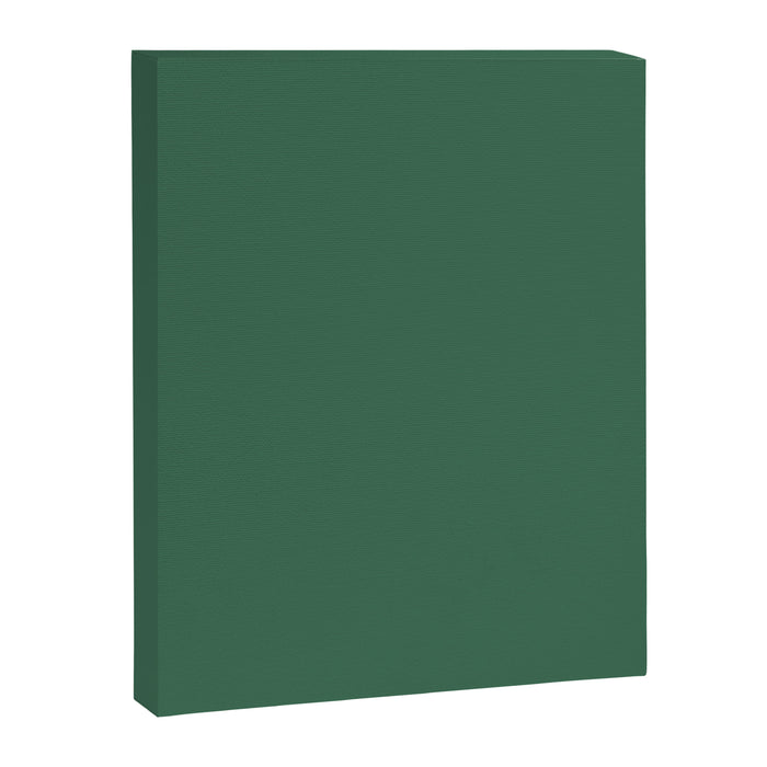 Green Solid Modern Retro Color Canvas Print Gallery Image 1
