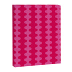 Hot Pink Ogee A-Go-Go Vivid Retro Pop Pattern Canvas Print Gallery Image 8