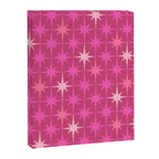 Hot Pink Stars Mid Century Modern Atomic Age Starburst Pattern Canvas Print Gallery Image 6