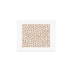 Ink Spot Pattern Buff Beige and Cream Art Print Gallery Image 1