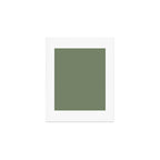 Khaki Green Solid Color Art Print Gallery Image 1