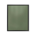 Khaki Green Solid Color Framed Canvas Print Gallery Image 8