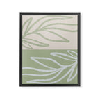 Laurel Leaves in Balance - Sage Green  Framed Canvas Print Gallery Image 8