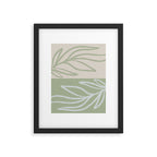 Laurel Leaves in Balance - Sage Green  Framed Art Print Gallery Image 6