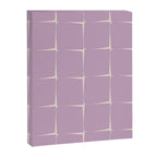 Lavender Flux Check Grid Pattern Canvas Print Gallery Image 8