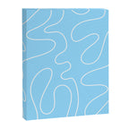 Light Blue Squiggle Abstract Pattern Canvas Print Gallery Image 8