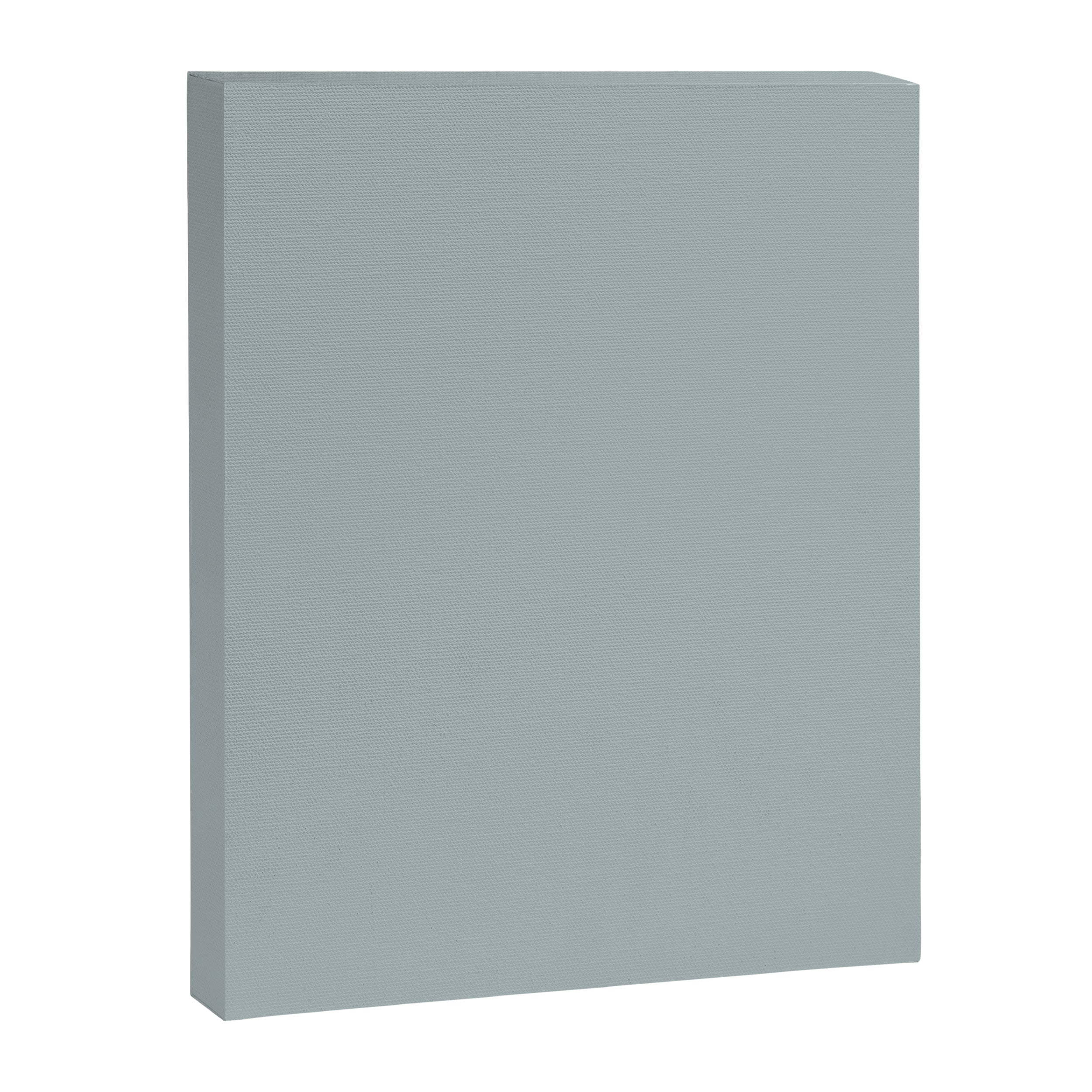 Light Blue-Gray Solid Canvas Print Gallery Image 8
