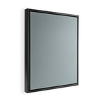 Light Blue-Gray Solid Framed Canvas Print Gallery Image 2