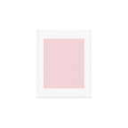 Light Bubblegum Pink Pastel Solid Art Print Gallery Image 1