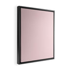 Light Bubblegum Pink Pastel Solid Framed Canvas Print Gallery Image 2