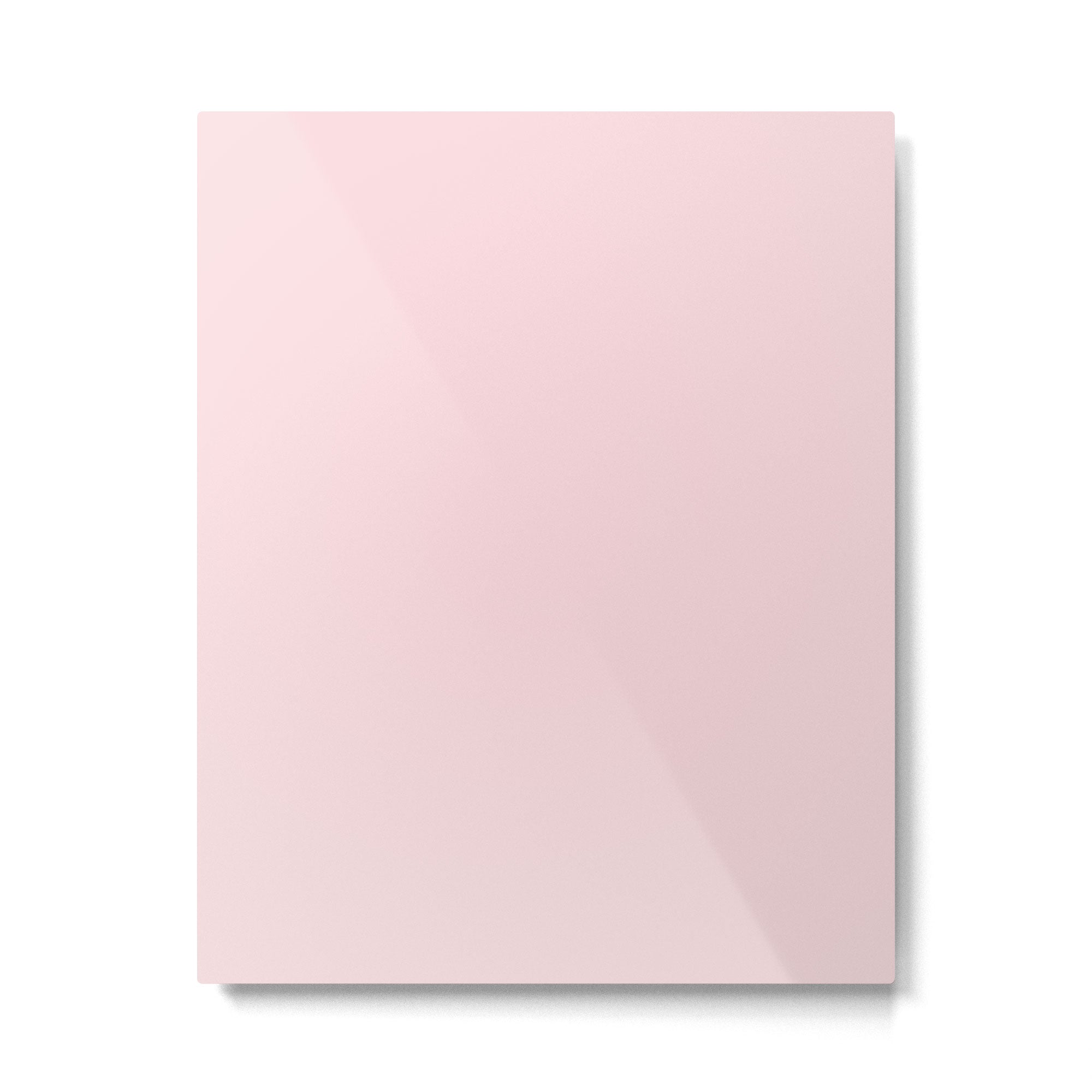 Light Bubblegum Pink Pastel Solid Metal Print Gallery Image 6
