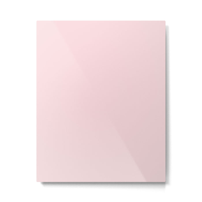 Light Bubblegum Pink Pastel Solid Metal Print Gallery Image 1