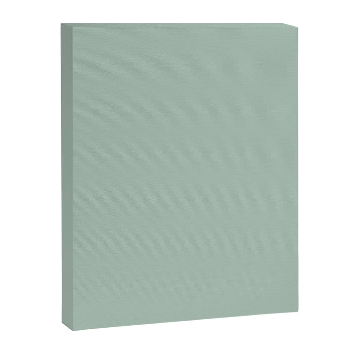 Light Celadon Blue Green Teal Mint Soft Pastel Solid Color Canvas Print Gallery Image 1