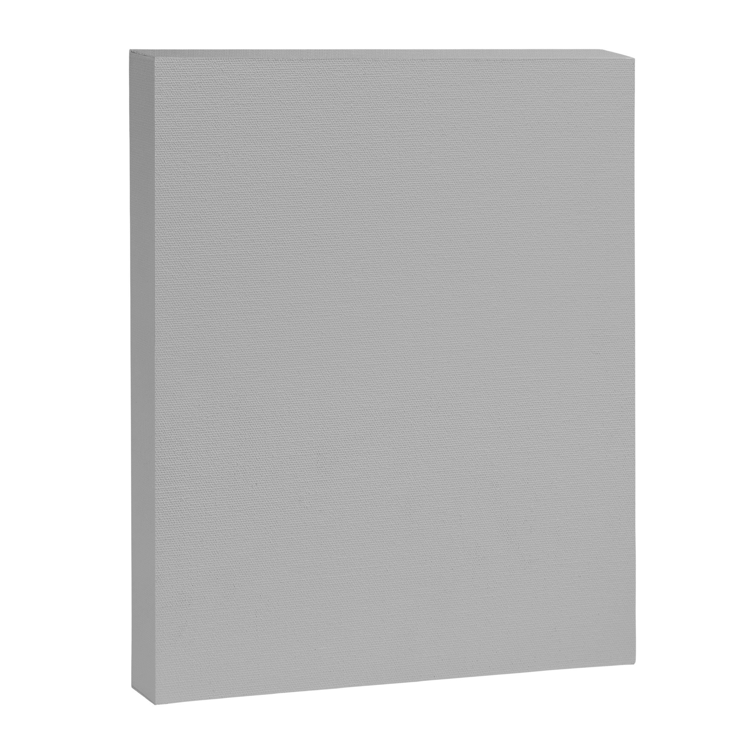 Light Gray Solid. Silver Minimalism Canvas Print Gallery Image 8