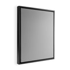 Light Gray Solid. Silver Minimalism Framed Canvas Print Gallery Image 2