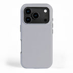 Light Gray Solid. Silver Minimalism iPhone Case Gallery Image 1