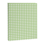 Light Green Gingham Check Pattern Canvas Print Gallery Image 8