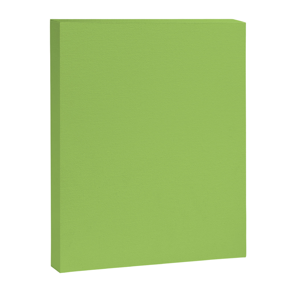 Light Green Lime Solid Color Canvas Print Gallery Image 8