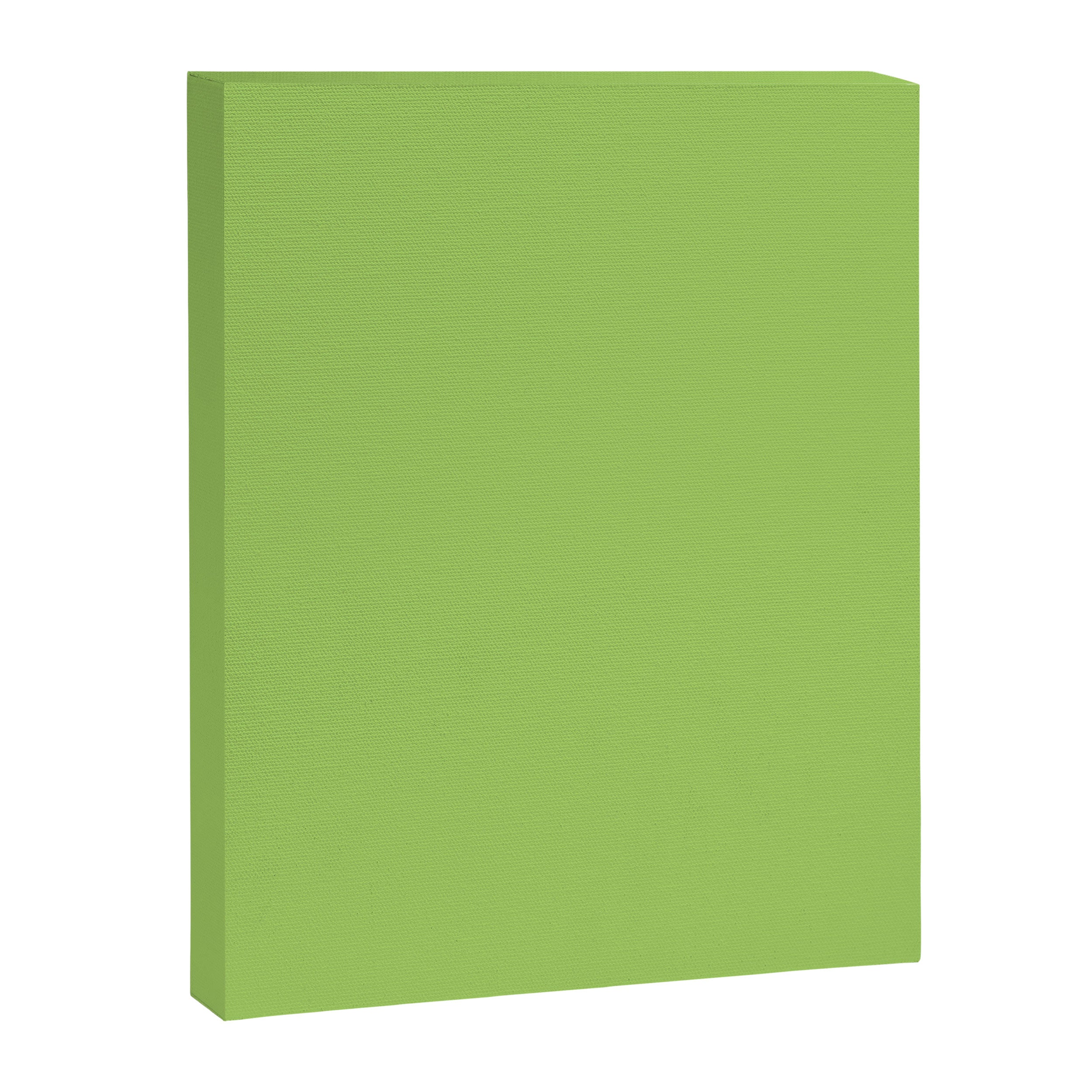 Light Green Lime Solid Color Canvas Print Gallery Image 8