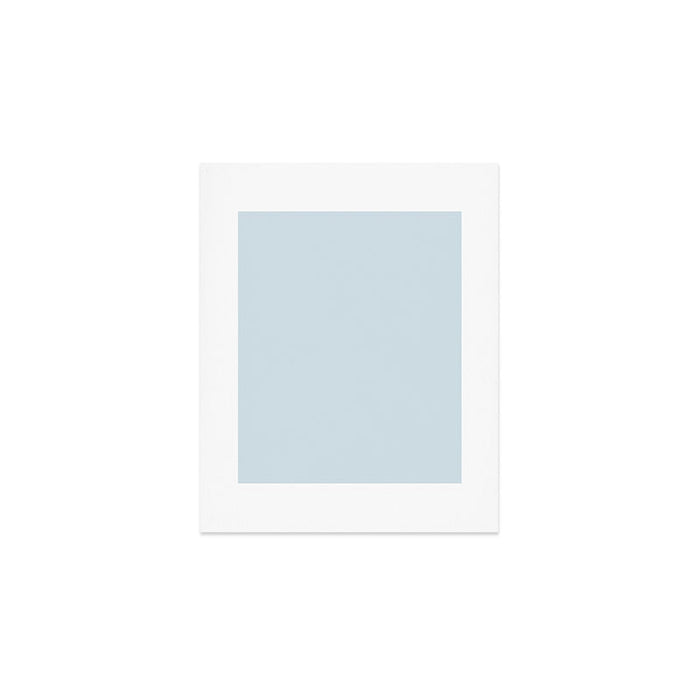 Light Ice Blue Pale Solid Color Art Print Gallery Image 1