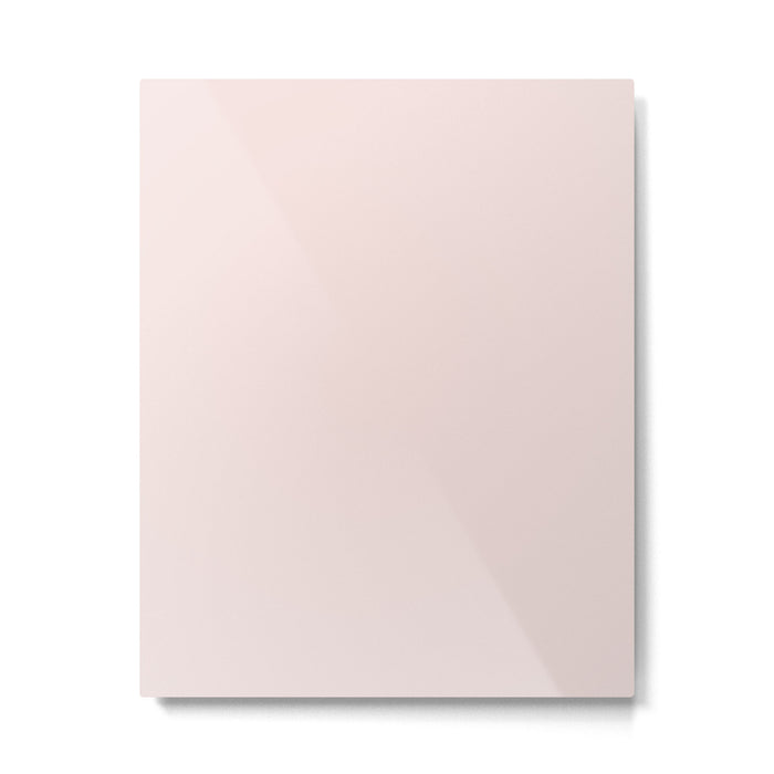 Light Millennial Blush Pink Solid Metal Print Gallery Image 1