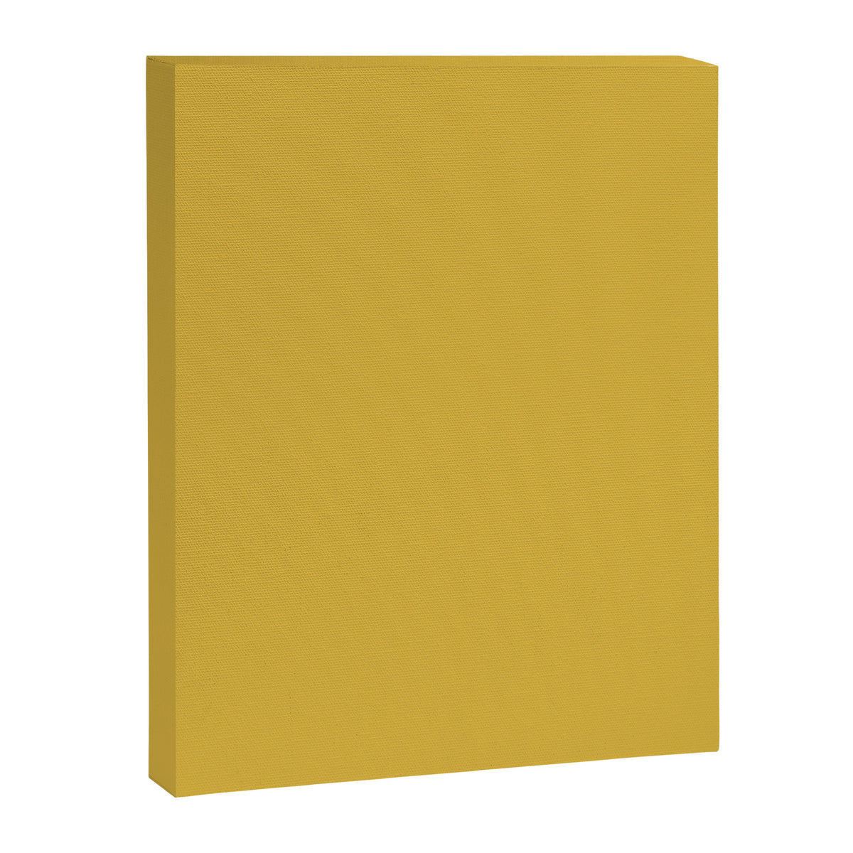 Light Mustard Yellow Solid Colour Canvas Print Gallery Image 8