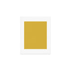 Light Mustard Yellow Solid Colour Art Print Gallery Image 1