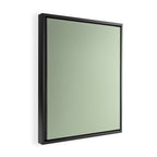 Light Pastel Kitchen Sage Solid Framed Canvas Print Gallery Image 2